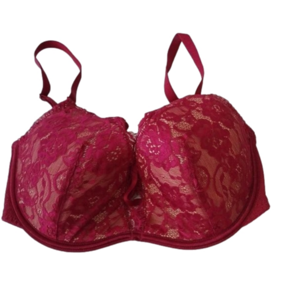 Adore Me Meeni Contour Bra, Tibetan Red, 32DDD - Picture 2 of 8